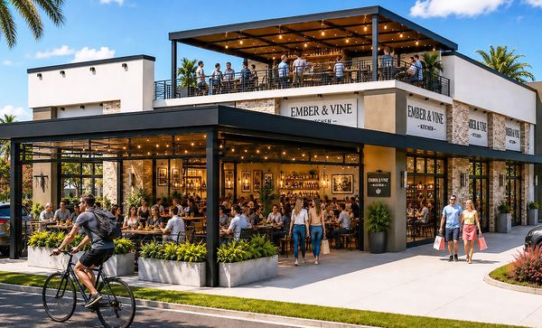 A project rendering of Oakland Village.